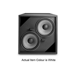 JBL PD525S-WRX - High Output  Dual 15 Inch Low-Frequency Subwoofer Loudspeaker White with Extreme Weather Protection Treatment